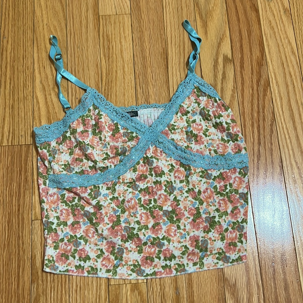 Floral Lace Tank Top